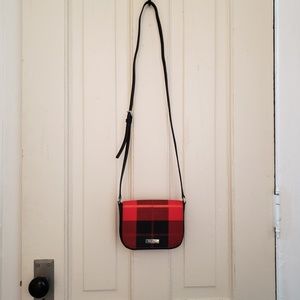 KATE SPADE NEWBURY LANE PLAID CARSEN CROSSBODY